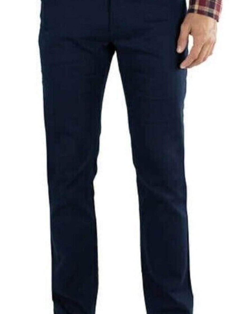 Jachs Men’s Traveler 5 Pockets Stretch Pant, Blue, 42X30